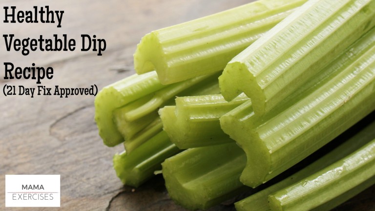 Healthy Vegetable Dip Recipe 21 Day Fix Approved