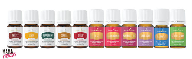 Essential Oils in the Young Living Premium Starter Kit - MamaExercises.com