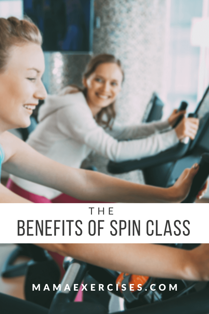 The Benefits of Spin Class - What are they and is it worth trying a class? Learn more at Mama Exercises